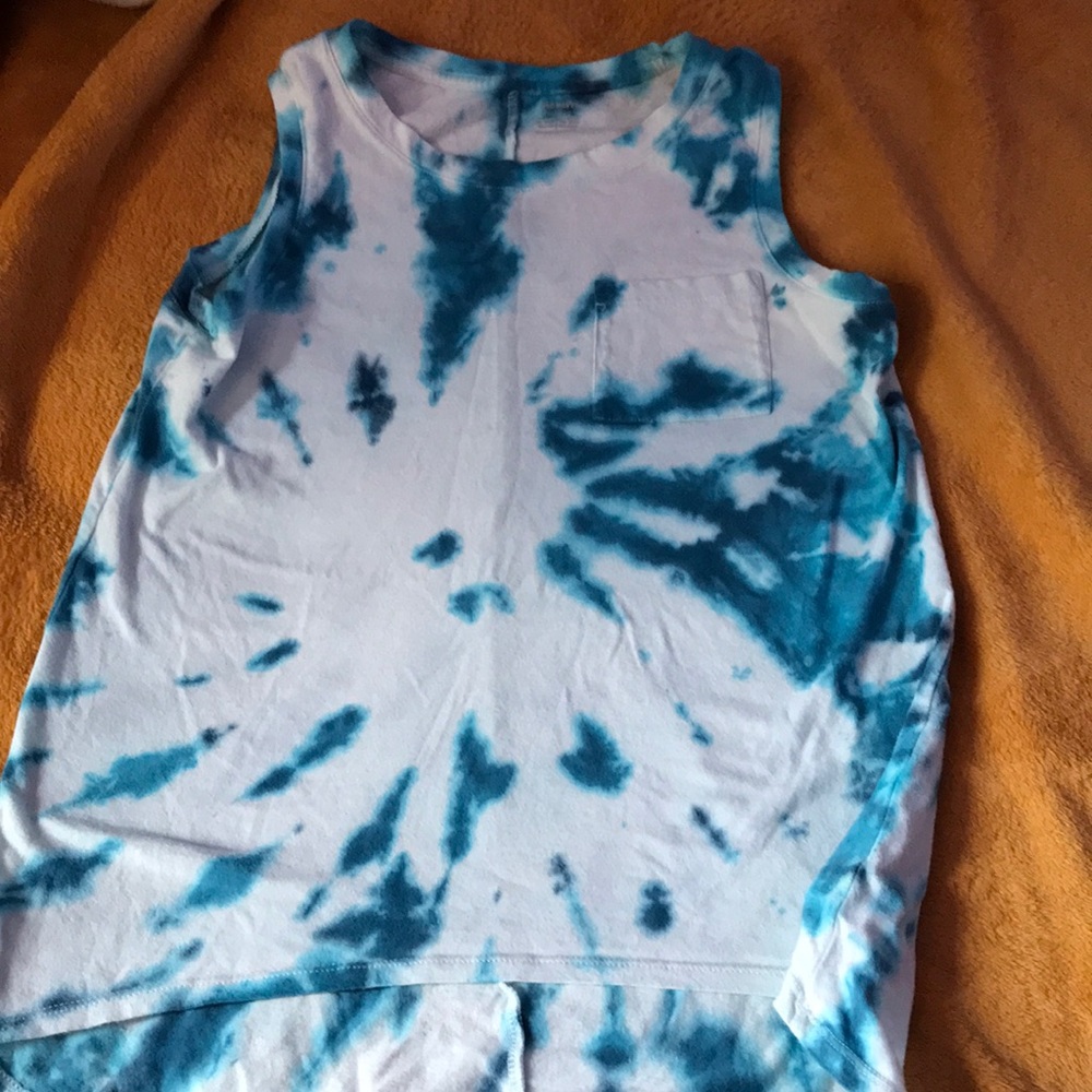 old navy tie dyed tank top